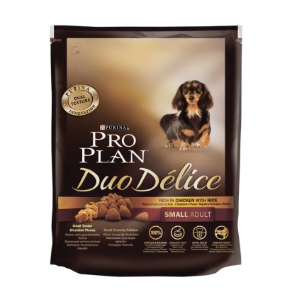 Pro Plan Duo Delice сухой корм для взрослых собак мелких и карликовых пород с курицей и рисом 700 гр. 